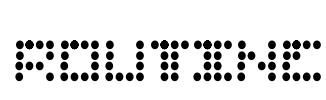 Routine Font Image