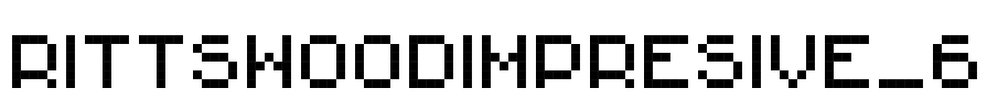 RittswoodImpresive_6 Font Image