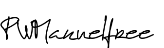 PWManuelfree Font Image