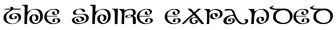 The Shire Expanded Font Image