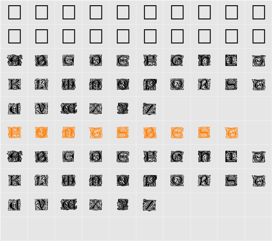 Jeff Character Map