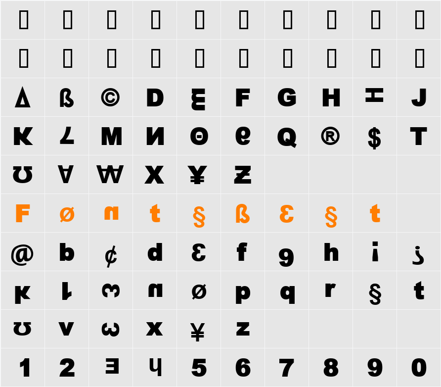 13_Fletcher Character Map