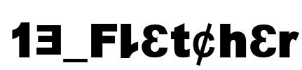 13_Fletcher Font Image