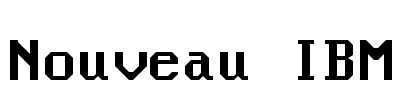Nouveau IBM Font Image