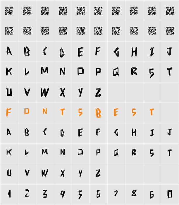 DoctorScratch Character Map