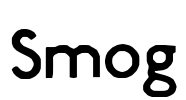 Smog Font Image