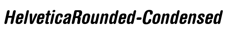 HelveticaRounded-Condensed