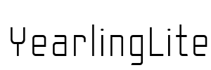 YearlingLite Font Image