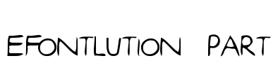 efontlution_part3 Font Image