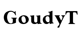 GoudyT Font Image