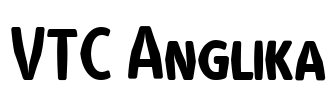 VTC Anglika Font Image