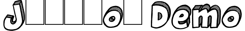 Jackpot Demo Font Image