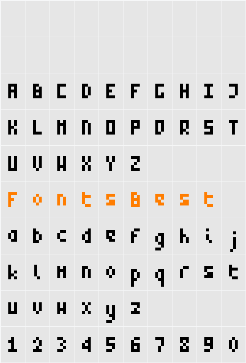 Zepto Character Map