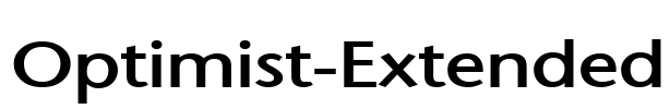 Optimist-Extended Font Image