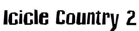 Icicle Country 2 Font Image