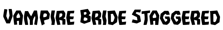 Vampire Bride Staggered