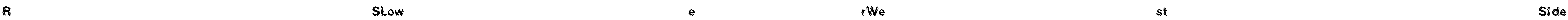 RSLowerWestSide Font Image