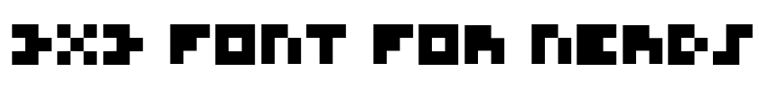 3x3 Font for Nerds