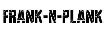 Frank-n-Plank Font Image