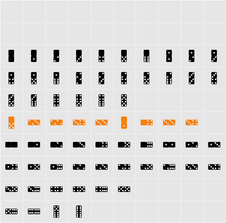 domik Character Map