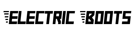 Electric Boots Font Image