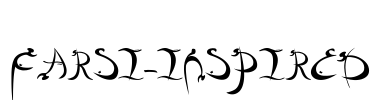 FARSI-INSPIRED Font Image