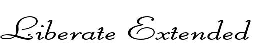 Liberate Extended Font Image