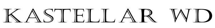 Kastellar Wd Font Image