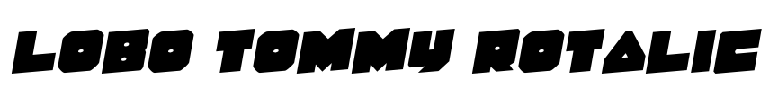 Lobo Tommy Rotalic Font Image