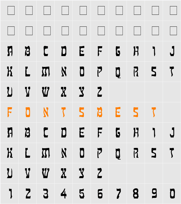 Kosher Character Map