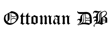 Ottoman DB Font Image