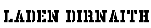 Laden Dirnaith Font Image