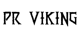 PR Viking Font Image