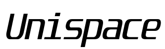Unispace Font Image
