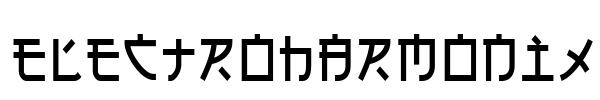 Electroharmonix Font Image
