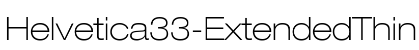 Helvetica33-ExtendedThin