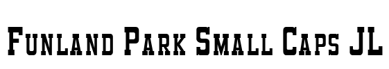 Funland Park Small Caps JL Font Image