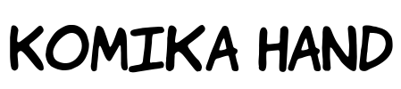 Komika Hand Font Image