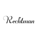 Rechtman Font Image