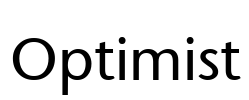 Optimist Font Image