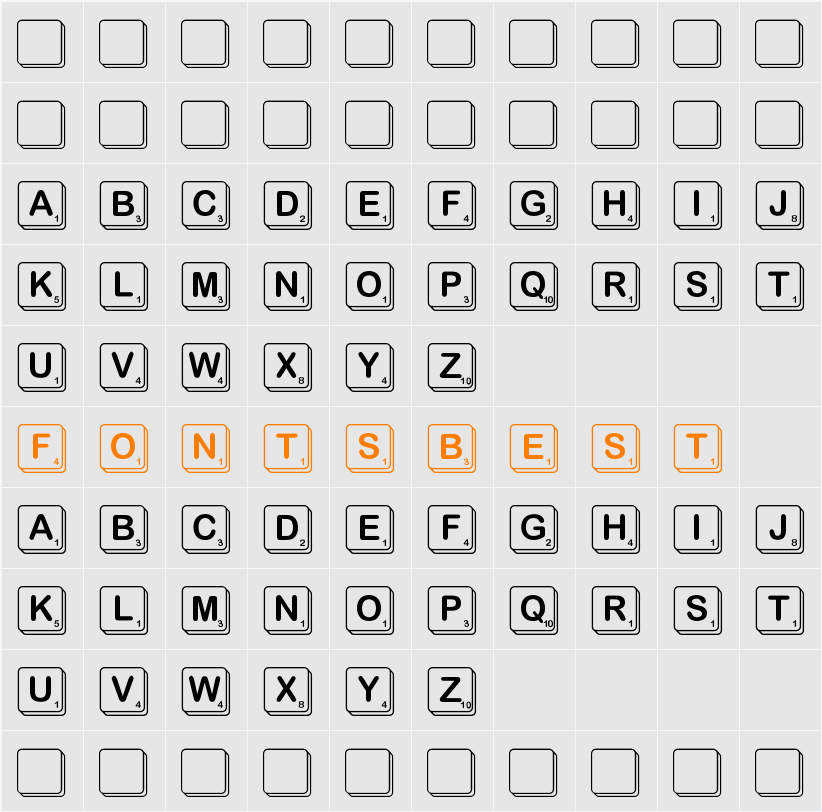 Scramble Character Map