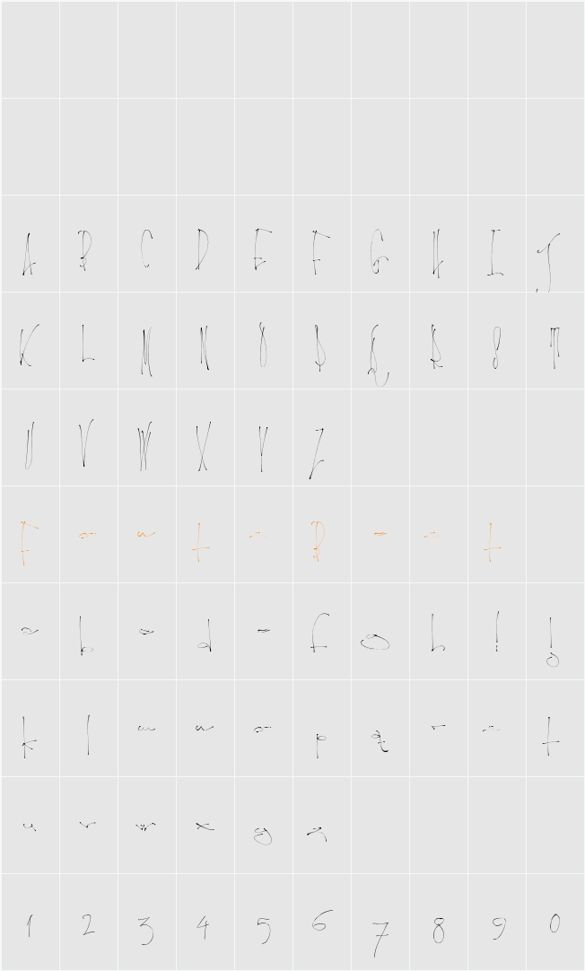 Lyrics Movement Character Map