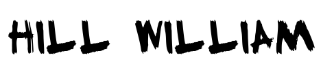 Hill William Font Image