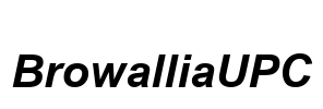 BrowalliaUPC Font Image