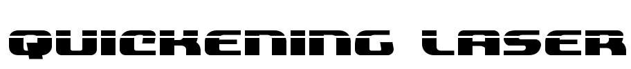 Quickening Laser Font Image