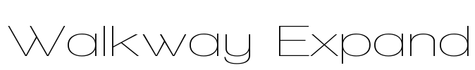 Walkway Expand Font Image