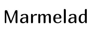 Marmelad Font Image