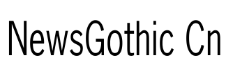 NewsGothic Cn