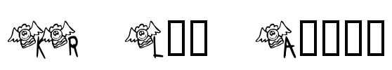 KR Lil Angel Font Image