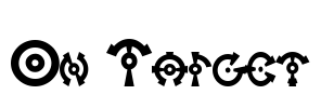 On Target Font Image